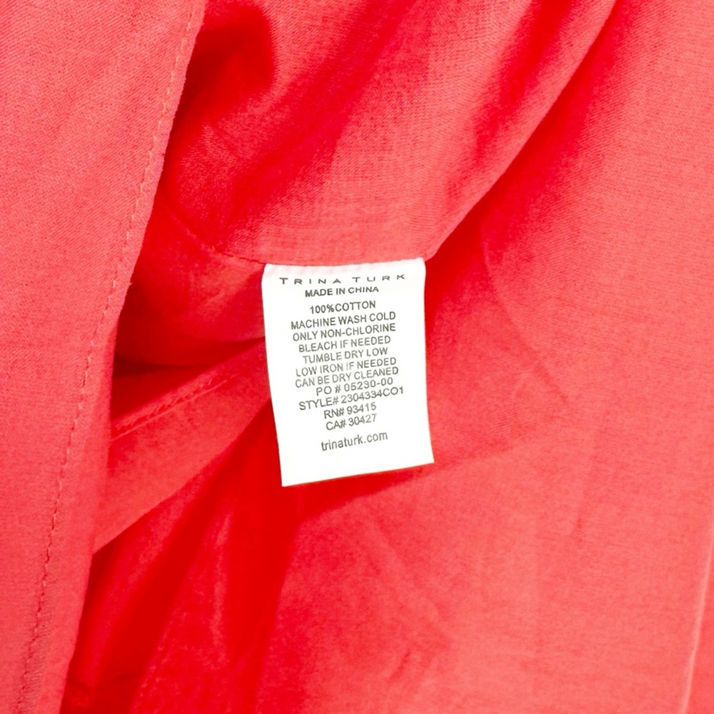 TRINA TURK CATTLEYA 2 DRESS NWT size XS in Slushie cottagecore coquette romantic - Picture 9 of 9